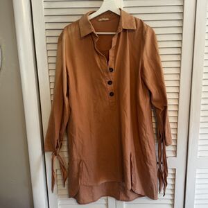 Promesa Boho Tie Sleeve Tunic